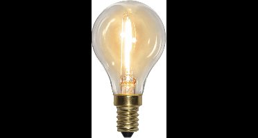 Kogellamp - E14 - 0.8W - Super Warm Wit <2200K - Filament - Helder