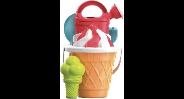 Emmerset Sorbet ijs 6-delig - Emmer - Set - Strand - Zandbak - Speelgoed -