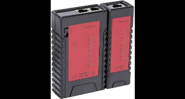 Velleman Netwerkkabeltester voor RJ45-ethernet-kabels en RJ11-kabels