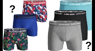 Björn Borg - Heren - Onderbroeken - Verrassingspakket - 6 Pack Boxers - Maat L