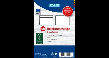 Zelfklevende enveloppen - C6 - 11.4x16.2cm - 50st.