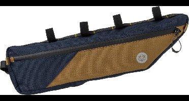 AGU Bikepacking Tube Frametas Venture - Fietstas voor Frame - Blauw Armagnac - 4L - Waterafstotend - Eenvoudige Montage