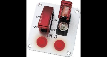 TRU COMPONENTS Auto bedienpaneel TC-R18-P2A 12 V/DC 20 A 1x uit/aan Continu 1 stuk(s)