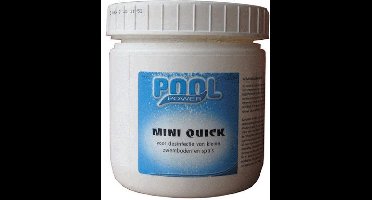 Pool Power Chloortabletten - 180x st - 2,7 cm - mini quick tabletten - traag oplosbaar - voor kleine zwembaden - desinfectie
