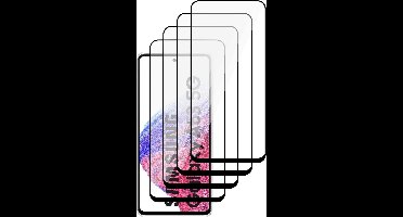 Screenprotector geschikt voor Samsung Galaxy A53 - Gehard Glas Beschermglas Tempered Glass Volledig Dekkende Screen Protector - 4 Stuks