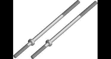 Team Corally - Turnbuckle 75 mm - M3 - Steel - 2 pcs