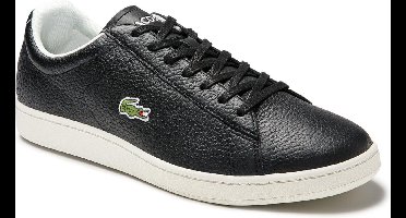 Lacoste Carnaby Evo 2 SMA Heren Sneakers - Black/Off White - Maat 46