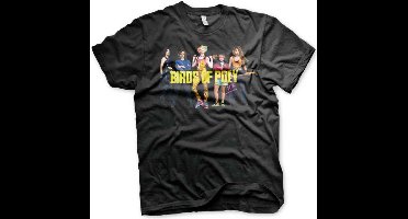 DC Comics Harley Quinn Heren Tshirt -S- Birds Of Prey Zwart