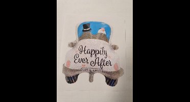 Ballon Happy ever after huwelijk