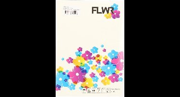 FLWR - Stickervellen / 40 stickers per A4 / 52,5 x 29,7 mm / Wit / 4000 stickers