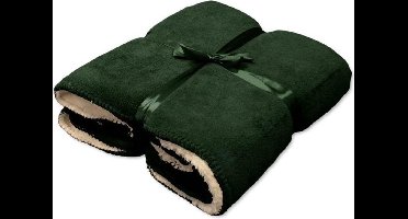 D- Unique Living | Coby plaid 130x160cm dark green