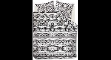 Ambiante Jenara dekbedovertrek - Lits-Jumeaux XL - 260x200/220 - Zwart