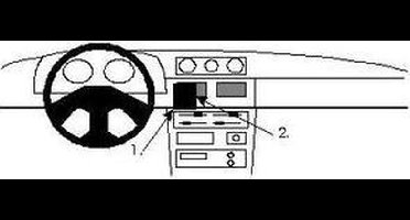 Brodit ProClip houder geschikt voor Daihatsu Rocky 1990-2001 Center mount