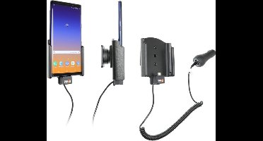 Brodit houder geschikt voor Samsung Galaxy Note 9 houder met 12/24V lader
