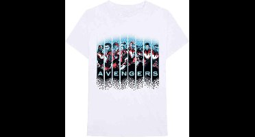 Marvel The Avengers Heren Tshirt -M- Portraits Wit