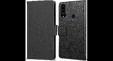 Samsung Galaxy A20s Wallet Hoesje - Zwart
