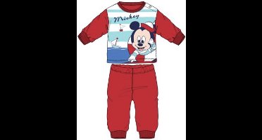 Mickey Mouse BABY pyjama - rood - maat 9 maanden