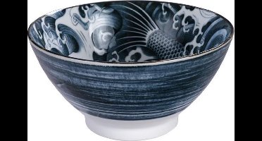 Tokyo Design Studio - Carp Sori Kom Zwart 20x7.2cm