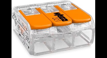 WAGO - Verbindingsklem 3-voudig 4mm² 221-413