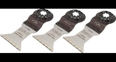 SMART Blades Starlock Multitool Zaagblad - Bi-Metaal - Hout/Spijkers/Schroeven/Non-Ferro - 44x46mm - 3 stuks