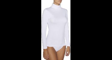 Ysabel Mora - Thermokleding - Thermoshirt Dames met Lange Mouwen en Col - Wit - XL
