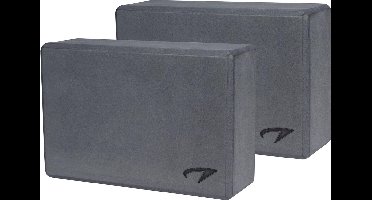 Avento Yoga Blok Set van 2 - Foam - Grijs