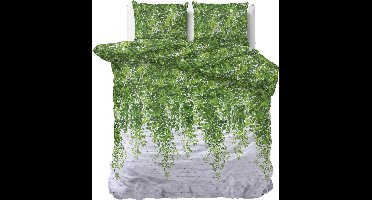 Sleeptime Botanic Wave - Dekbedovertrekset - Lits-Jumeaux - 240x200/220 + 2 kussenslopen 60x70 - Groen