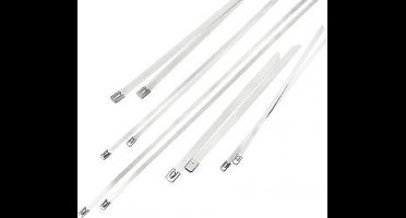 Metalen RVS Tie Wrap - 4,6 x 360 mm - 10 stuks
