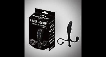 Power Escorts - Prostate pleaser - Prostate plug -  Anaal plug - Butt plug - 12,5 cm - dia 2,5 cm - Black - gave Cadeaubox - stevig materiaal