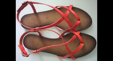 Elite Pelle Rosso Vivo Sandaal - Kleur Rood - Maat 39