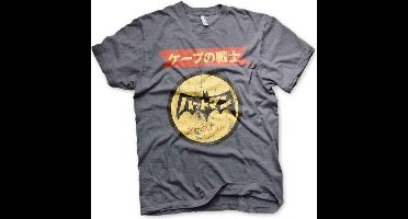 DC Comics Batman Heren Tshirt -XL- Japanese Retro Logo Grijs