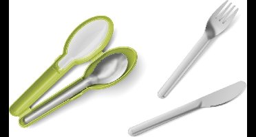 Tefal Masterseal To Go Bestekset - Compact - Voor Onderweg - Inclusief Opbergdoosje