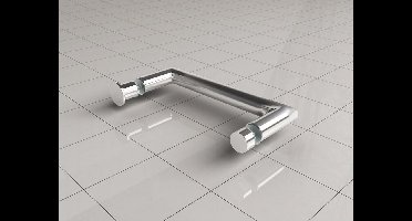 Deurgreep type 4 16,5 cm chroom