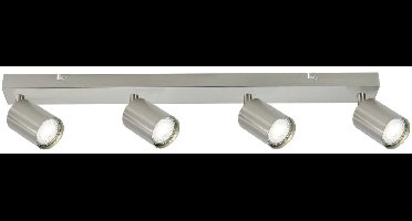 Integral Plafondspot Siena Mat Nikkel voor 4x GU10 lamp (niet meegeleverd) | 4x GU10