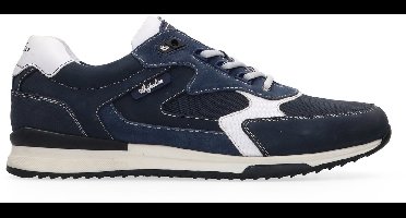 AUSTRALIAN HEREN SNEAKERS BLAUW 15.1667.02-SKU BAKERSVILLE BLUE LEATHER SKU BLUE-WHITE-BLUE MAAT 47