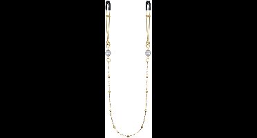 Gouden Tepelklemmen met Ketting en Parels