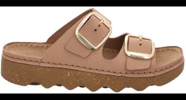 Rohde Foggia-D - dames slipper - bruin - maat 37 (EU) 4.5 (UK)