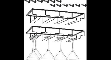 ApexArte® Wijnglazenhouder - Wijnrek - Muur Rek