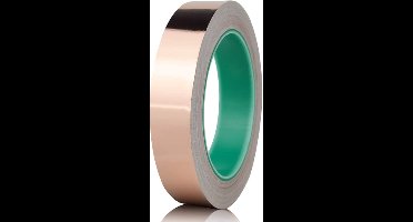 Geleidende koperfolie tape 10MM x 25M Kopertape - ook geschikt voor tiffany