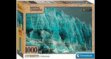 Clementoni - Puzzel - 1000 Stukjes - National Geographics - Ijsberg - Puzzel Voor Volwassenen