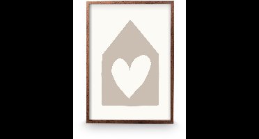 vtwonen - Basic - Fotolijst - Bruin - Hout - 51x71x3cm