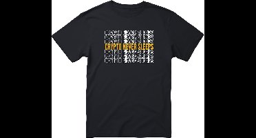 Crypto Never Sleeps T-shirt - Unisex - Keep Mining - Crypto Cadeau - Bitcoin Cadeau - Bitcoin Kleding - Bitcoin Shirt - Crypto cadeau - Bitcoin Merch - Crypto T-shirt - Maat S