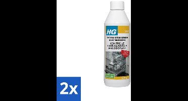 HG - Tegen Stinkende Vaatwasser - Met & Zonder Vaat - 12 Behandelingen - Voordeelverpakking - 2 stuks