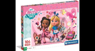 Clementoni - Puzzel - 104 Stukjes - Super Alice Bakery Disney - Kinderpuzzel - Vanaf 6 jaar