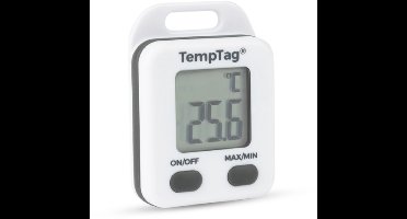 ETI - 'Temptag' Sleutelhanger Thermometer - Max/Min Functie - IP65 - Wit