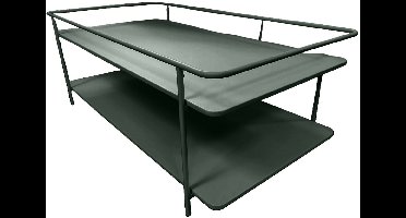 Giga Living Salontafel Yuba - Groen Metaal - 110x55x34,3cm