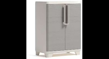 Kast 68x39x90cm kunstof beige.