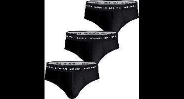 Björn Borg Cotton Stretch brief - heren slips (3-pack) - zwart