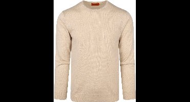 Suitable Merino Pullover O Beige - Maat XXL - Heren - Sweater