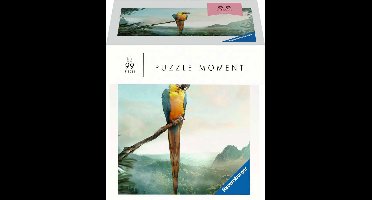 Ravensburger puzzel papegaai, puzzel voor volwassenen, minipuzzel, 99 stukjes, 16539